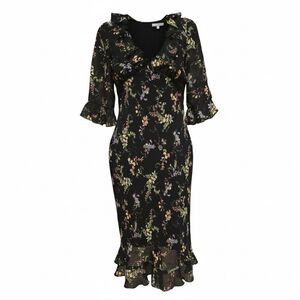 To The Max black floral dress size 7